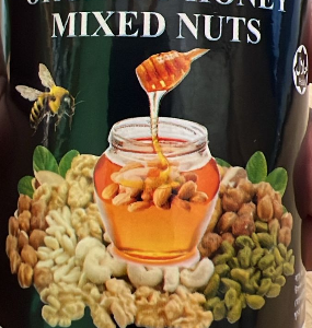 Organic Honey Mixed Nuts 250g